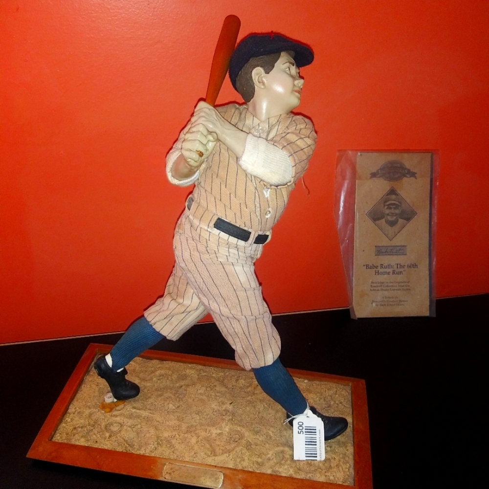 Vintage 1994 Ashton-drake's Legends Babe Ruth the 60th home run